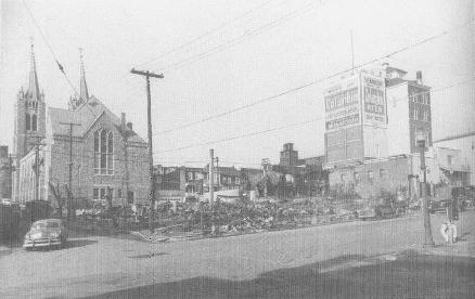 1955 Fire Aftermath