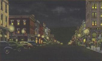 Downtown Shenandoah at Night